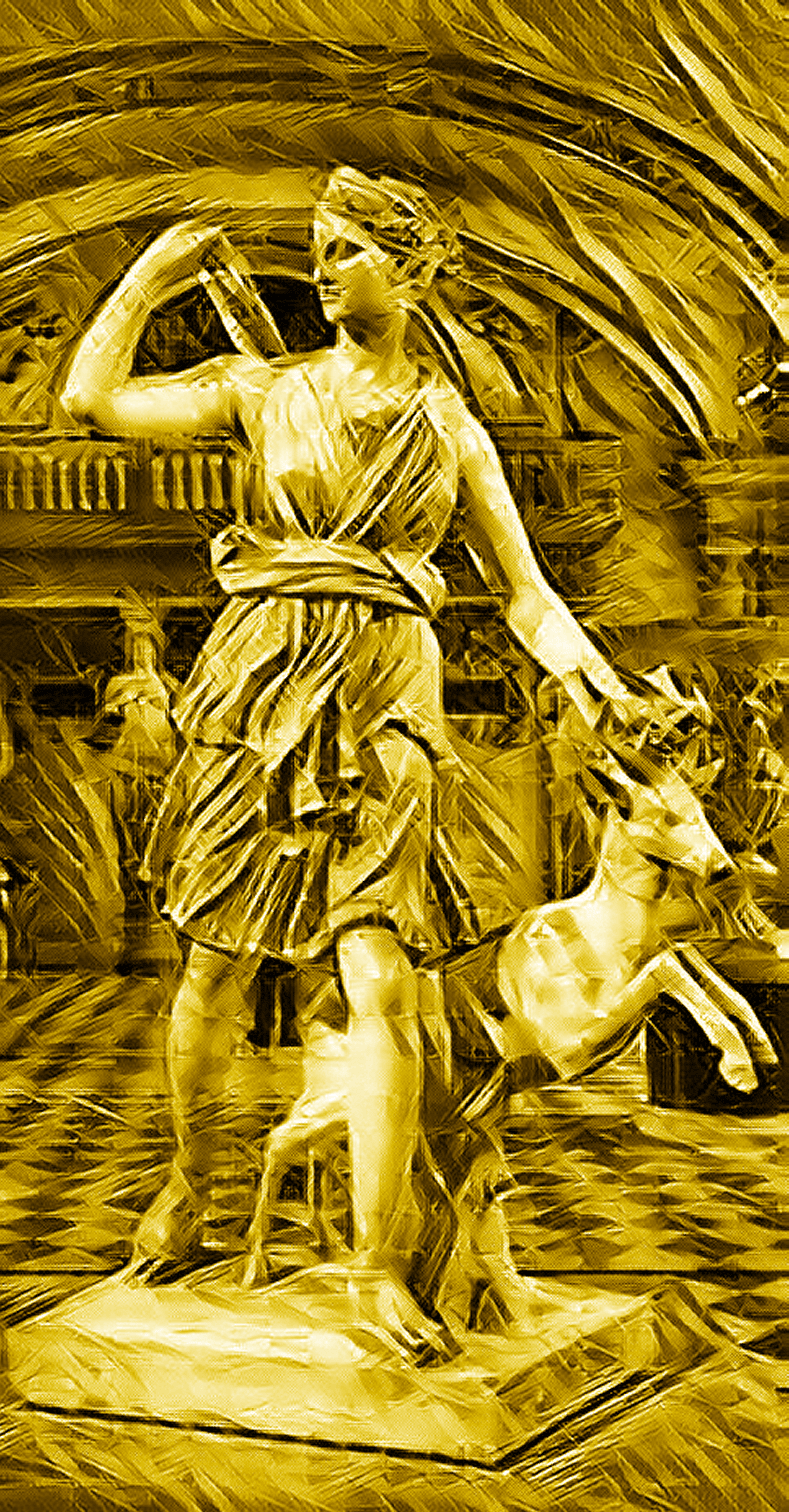 Crypto Goddess Diana 1/1000 Crypto Goddess Gold Series