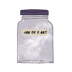 Jar of fart collection image
