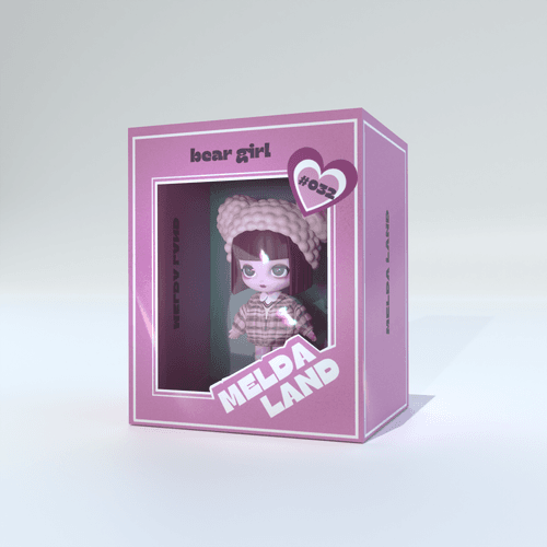 bear girl 3D #032