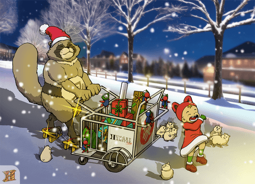 Hungry Hamster x Tanukiverse Christmas Special