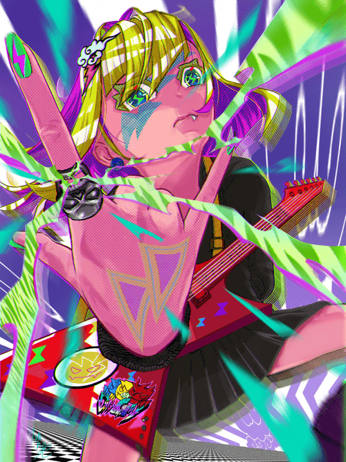 NAMAIKI GIRLSファンアート⚡️雷⚡️ライ🎸