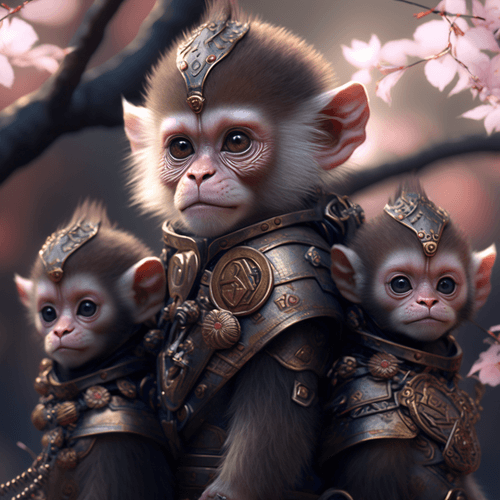 Samurai Warrior Animals #30