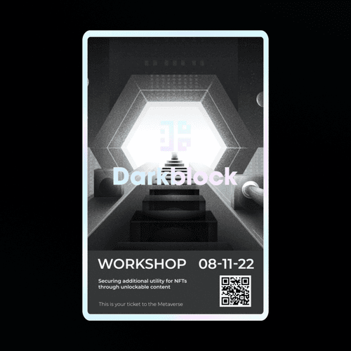 Ticket to Spatial - Darkblock Workshop 08-11-22