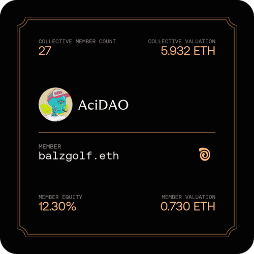 Membership Card for AciDAO