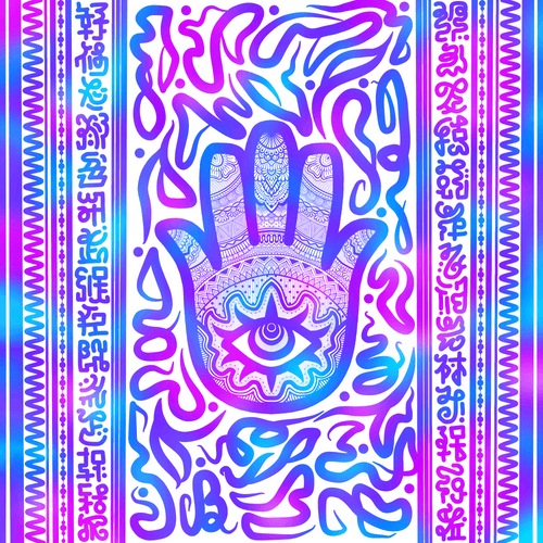 The Hamsa (tie dye)