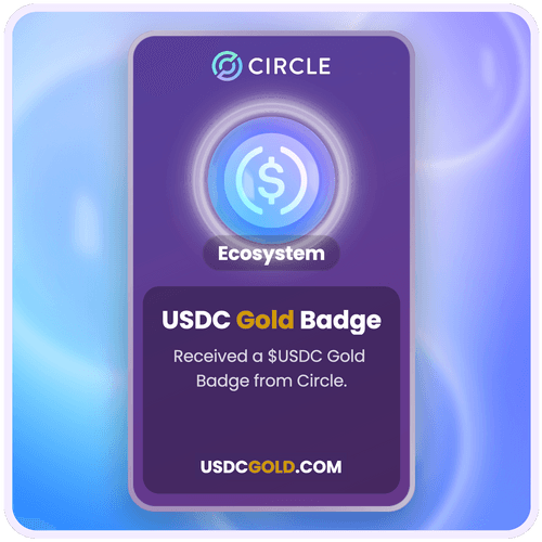 CIRCLE: USDC GOLD BADGE NFT image