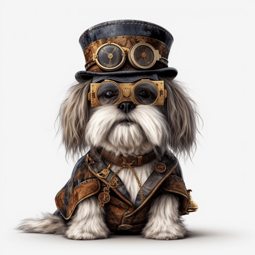 Robotic Steampunk Dog 32