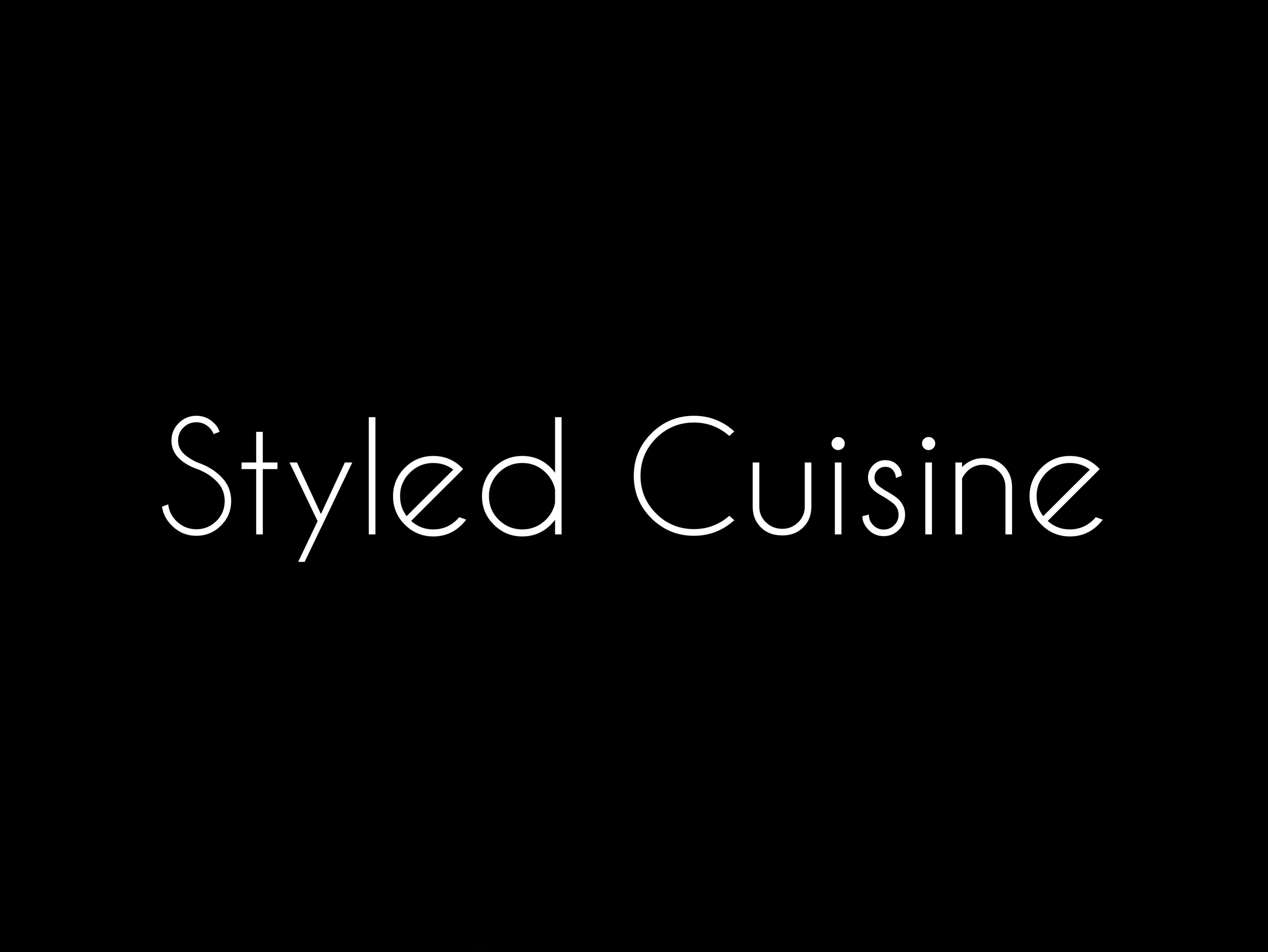Styled Cuisine