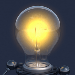Humanoid light bulb collection image