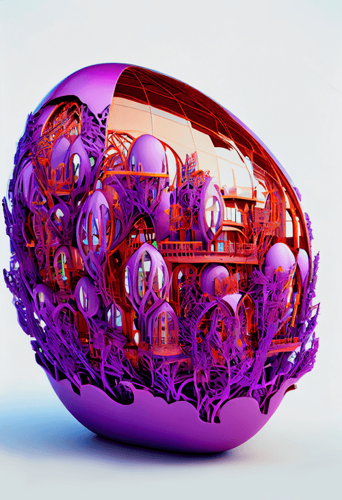 Fantasy Architecture Egg 21