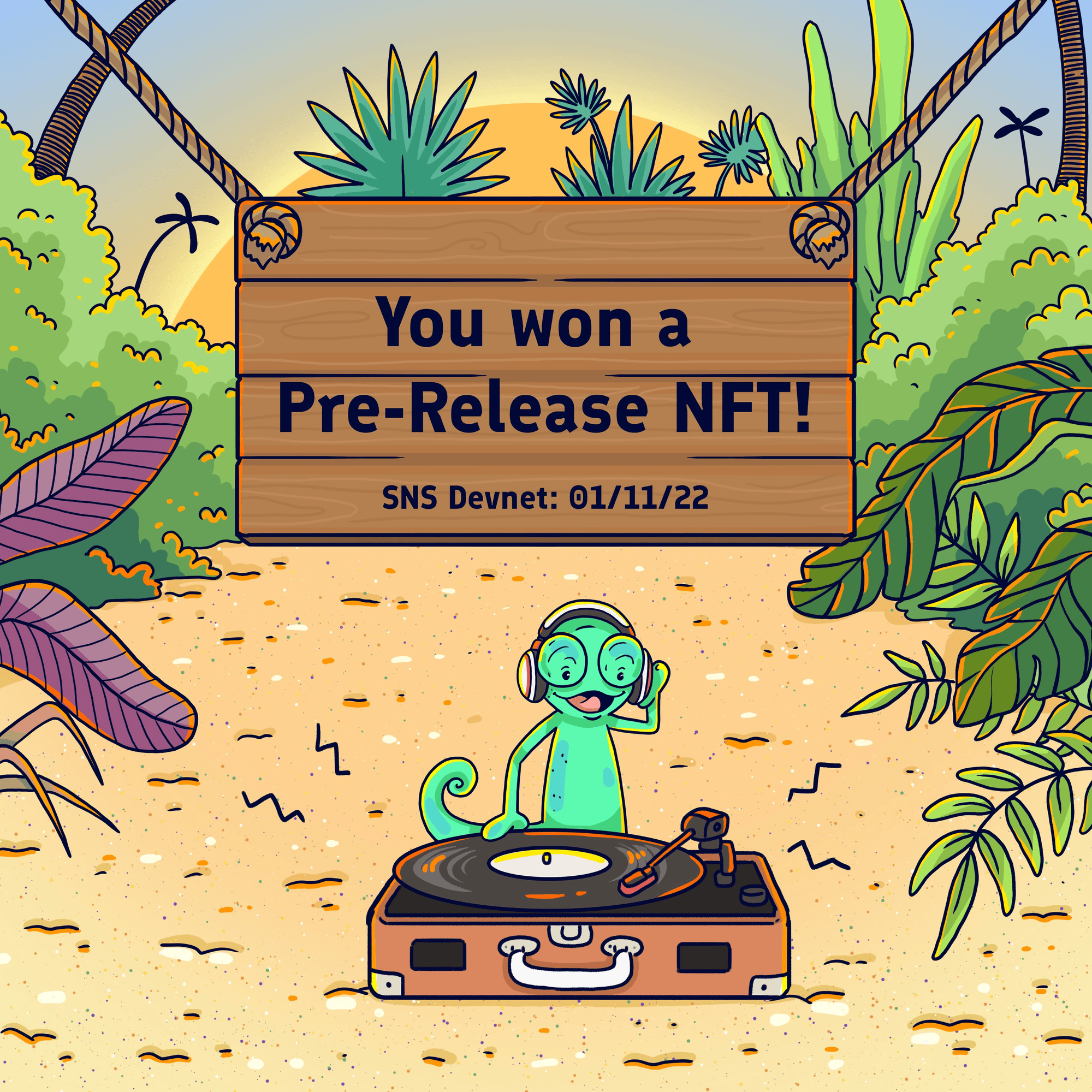 You won an NFT! SNS PreRelease Mystery Box OpenSea