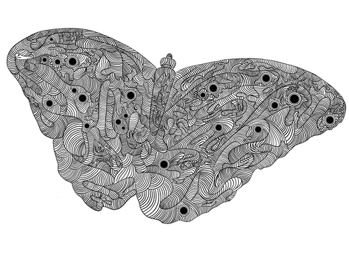 Pattern art#3 butterfly