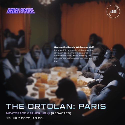 The Ortolan: Paris - 2023 Ticket