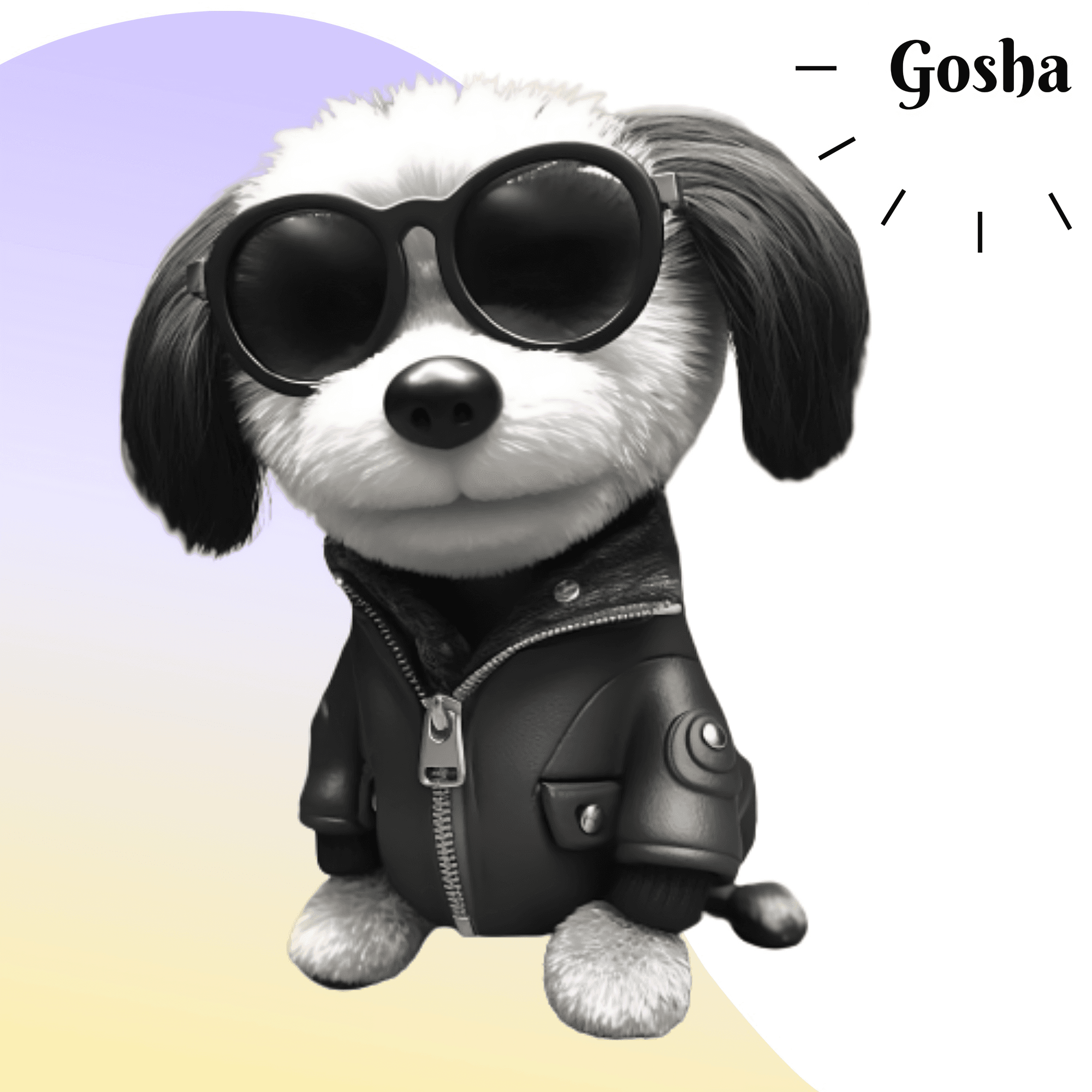 Gosha in Black Glasses - My Pets 