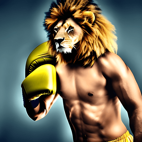 Lion Boxing Champion - Lionariel Collection | OpenSea