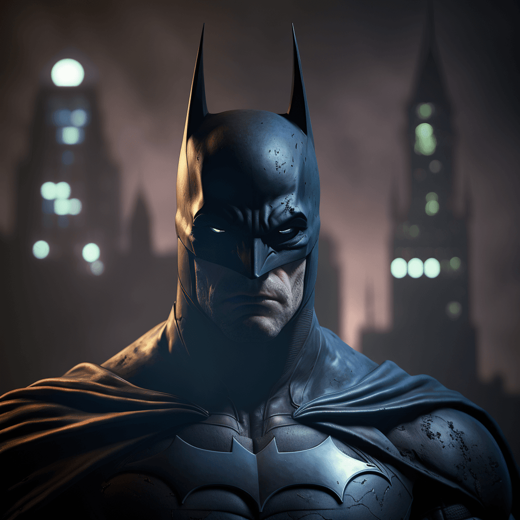 Batman with a gaze that penetrates the soul - Batman #3203571052 | OpenSea