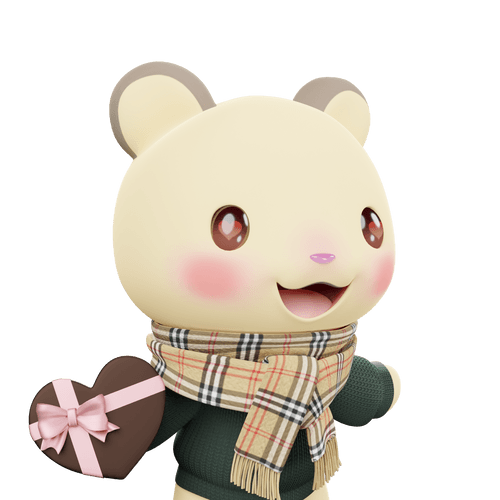 3D LEELEE-Love-Kinkuma hamster-#20716