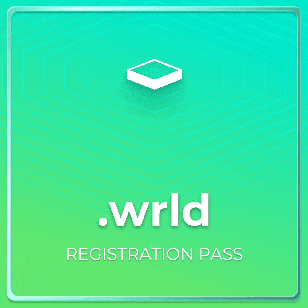 WRLD Name Registration Pass