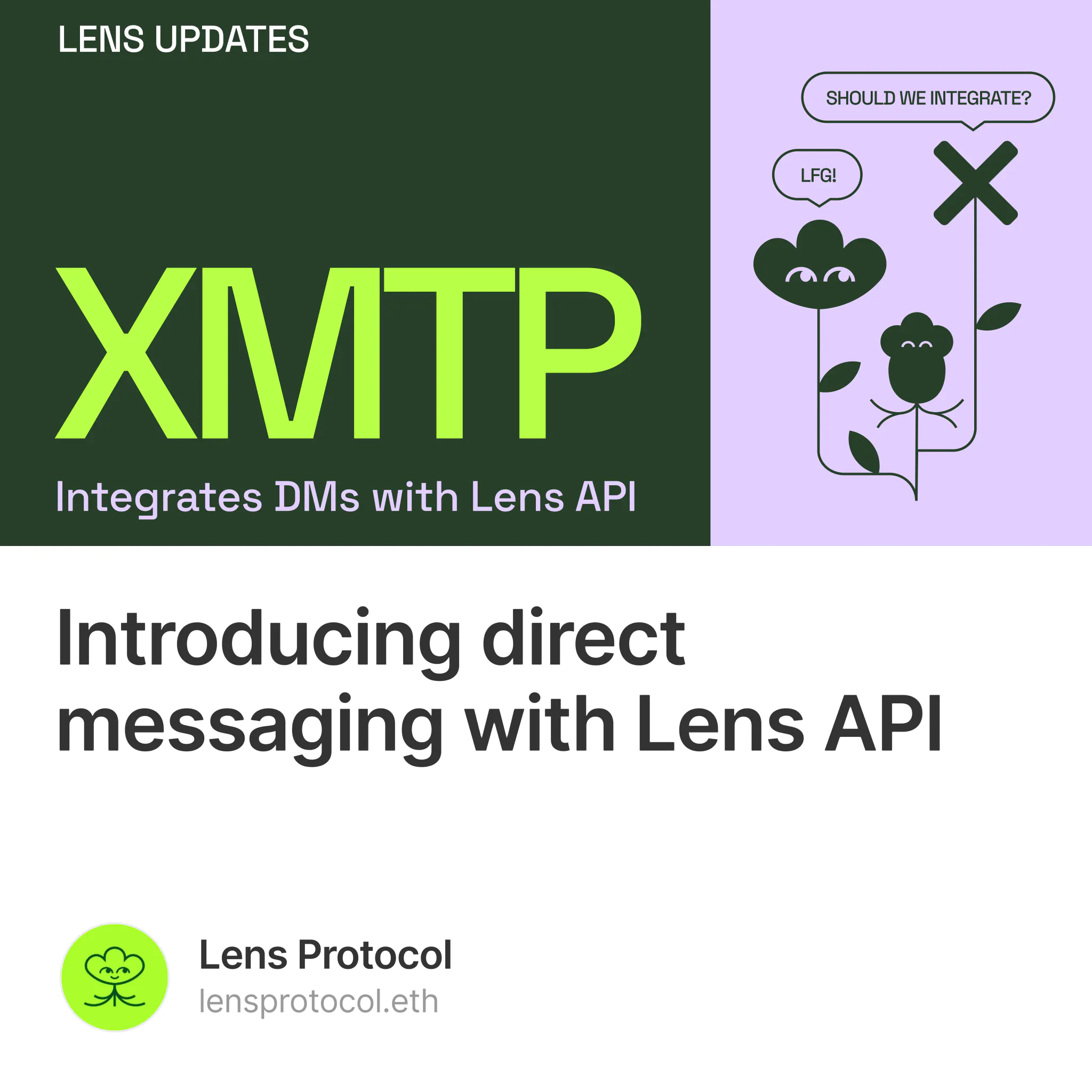 Introducing direct messaging with Lens API Collection OpenSea