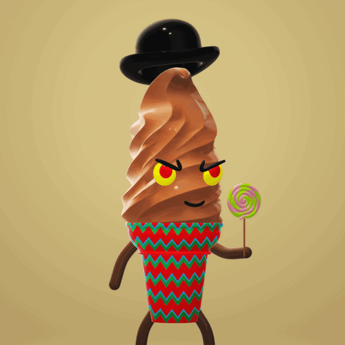 3D Ice Cream Doodles Punk