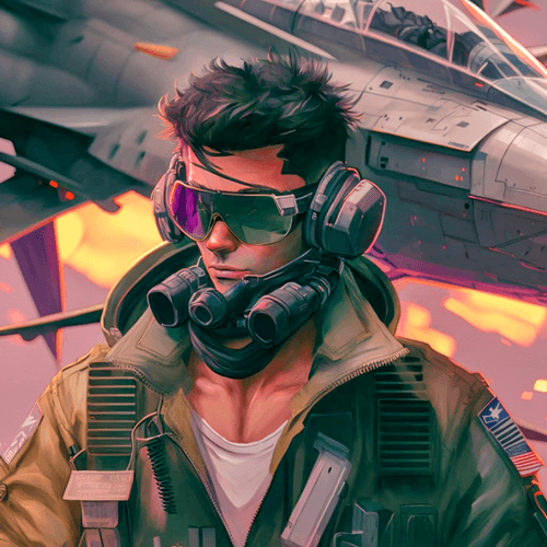 Cyberpunk Fighter Pilot #2