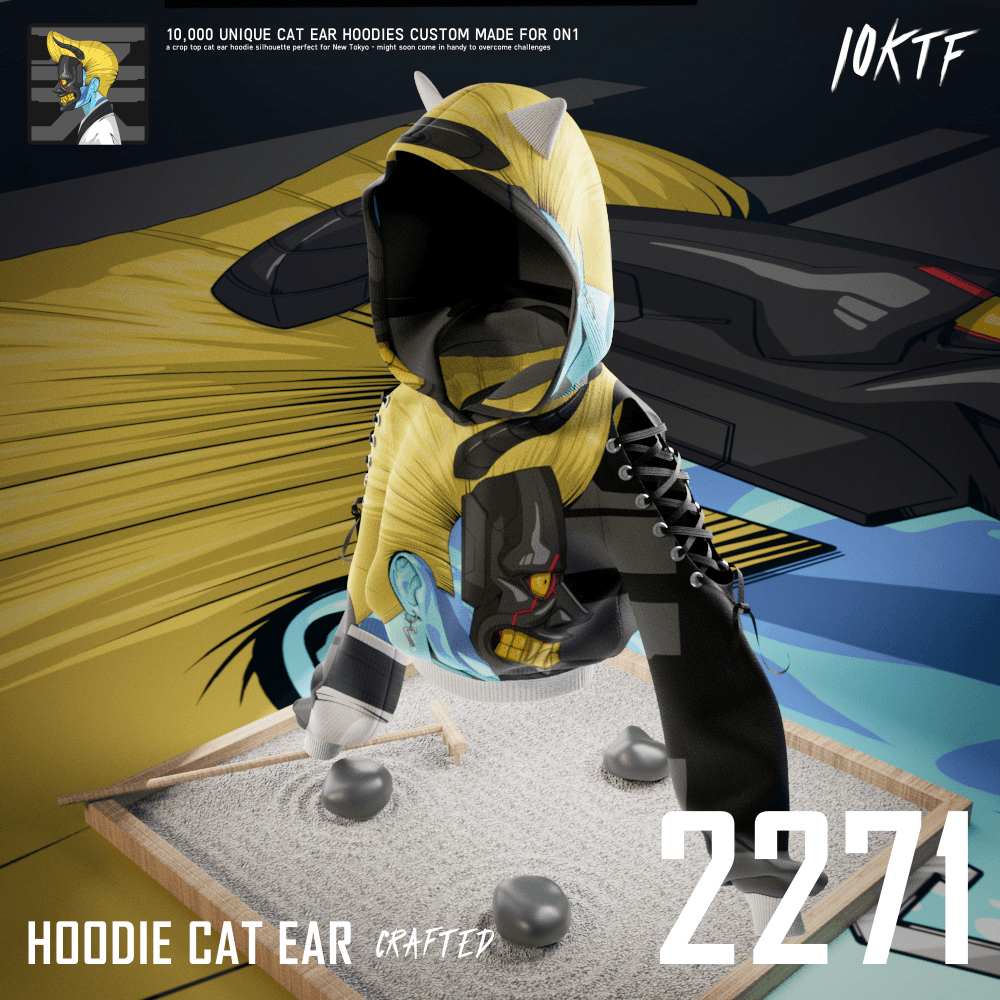 0N1 Cat Ear Hoodie #2271