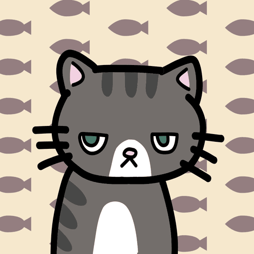 moody  cats #43 "tabby"
