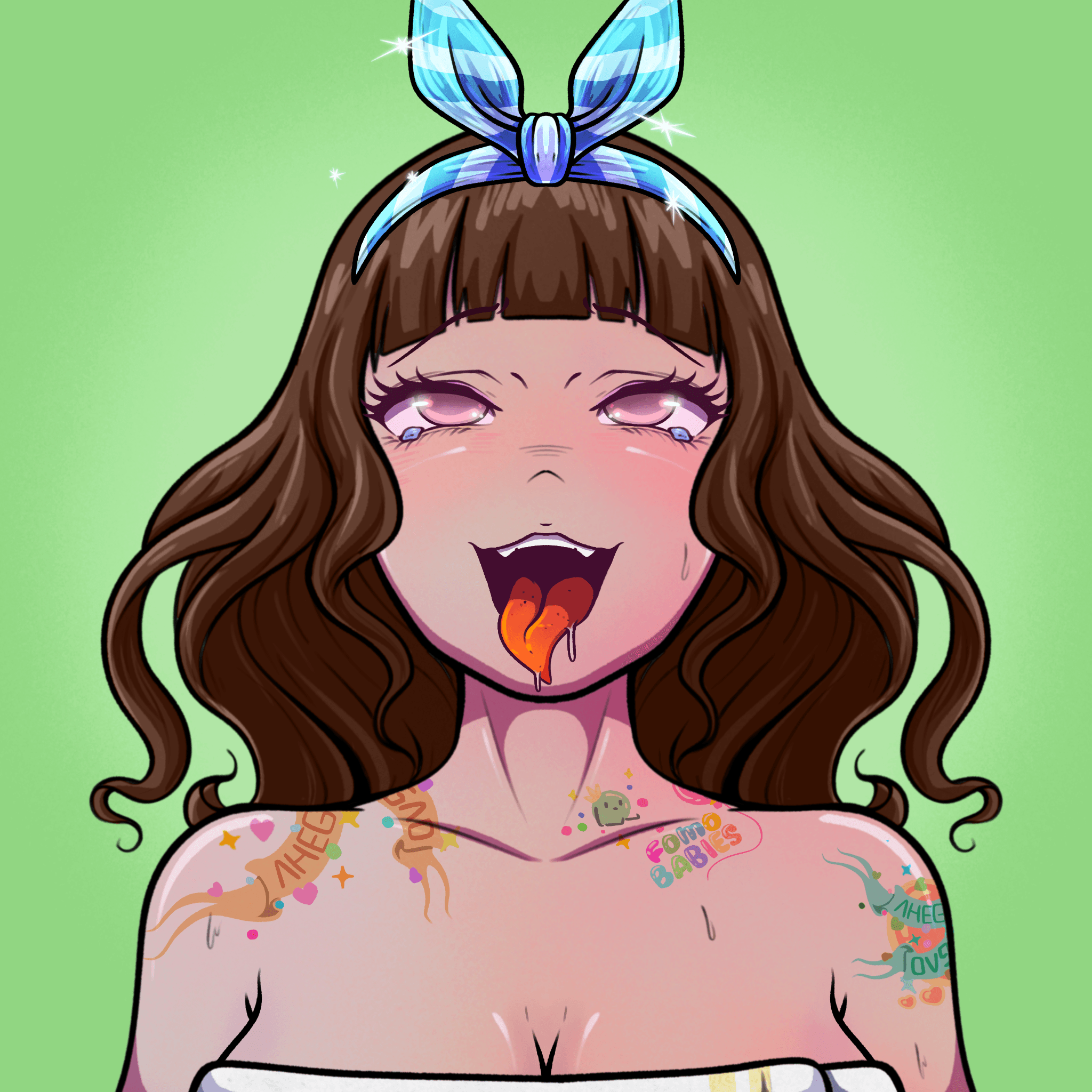 Ahegao #124 - Ahegao NFT Official | OpenSea