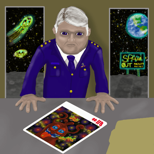 The General with Spaced Out #118-by moriARTy art 