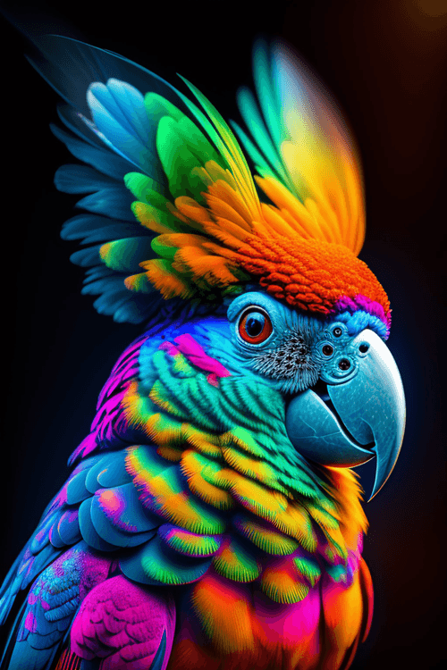 Psychedelic Cockatoo 5