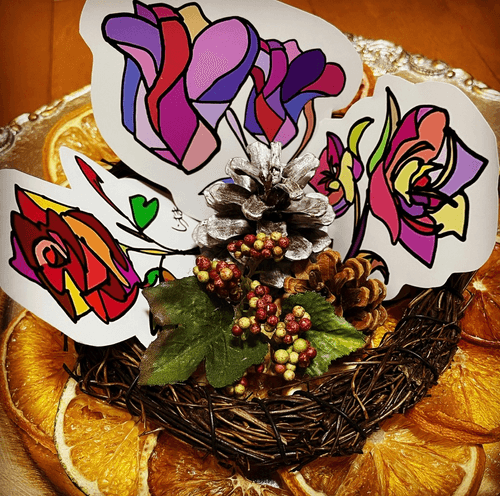 Fan Art Christmas ver:10  しらたま缶ラヂオ　Finger Art 