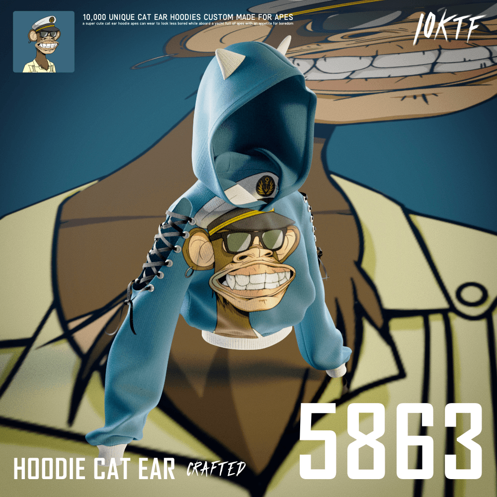 Ape Cat Ear Hoodie #5863