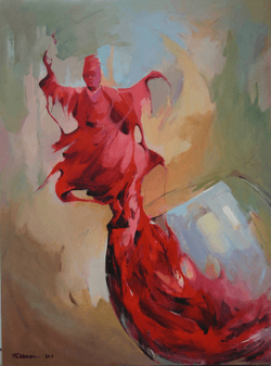 RUMI on Canvas by RAHILEH ROKHSARI collection image