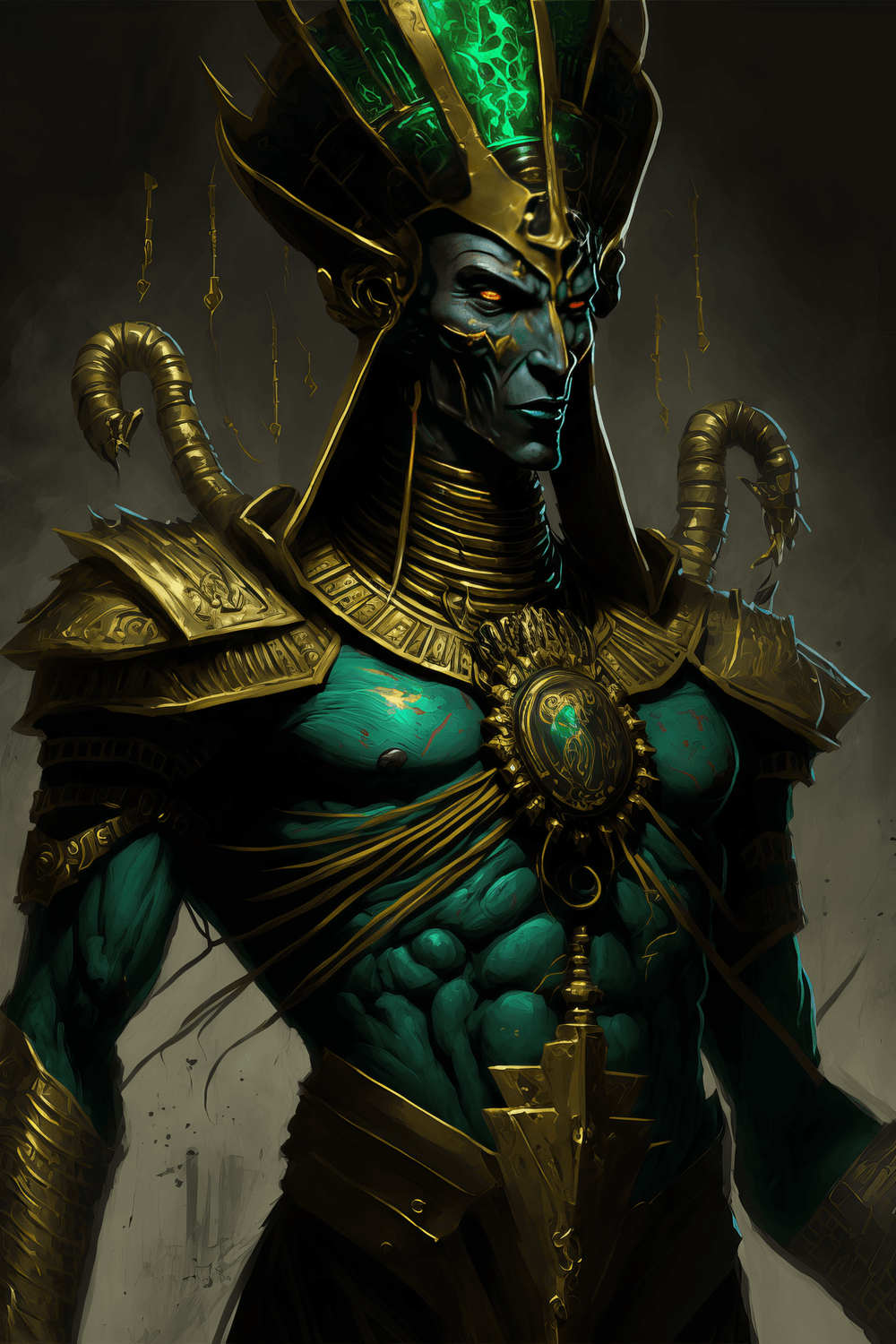 Osiris - Egyptian Gods AI ART | OpenSea