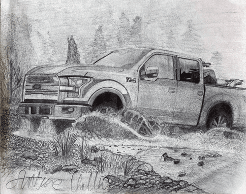 Pencil Ford F-150