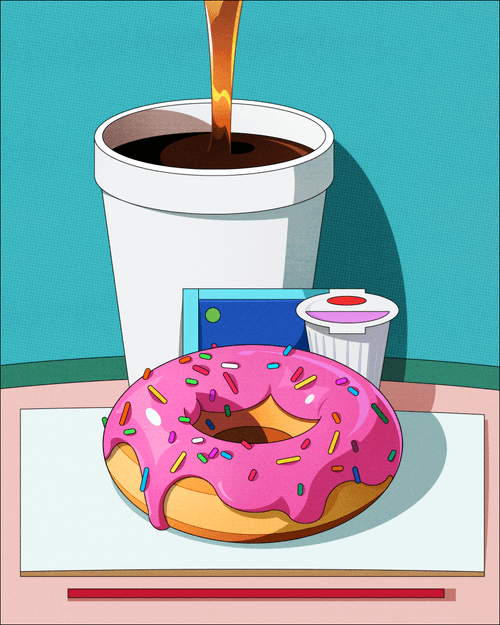 Coffee and Donut