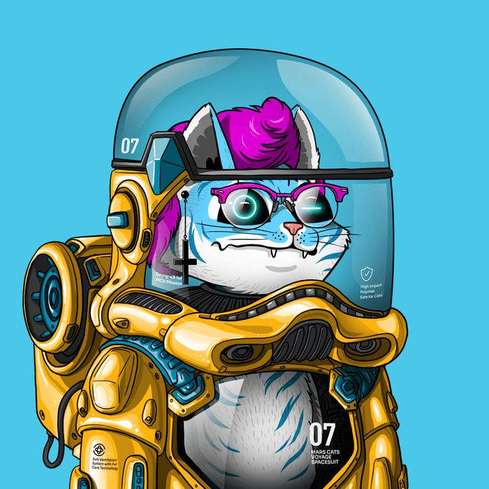 Mars Cat in Spacesuit #326