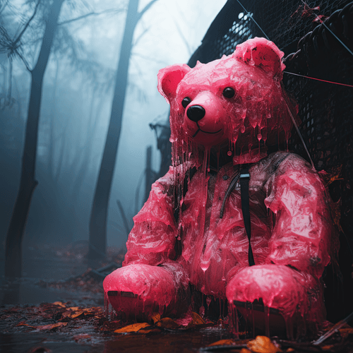 Neon-Clad Bear