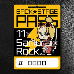 11 Samurai Rock  Back Stage Pass collection image