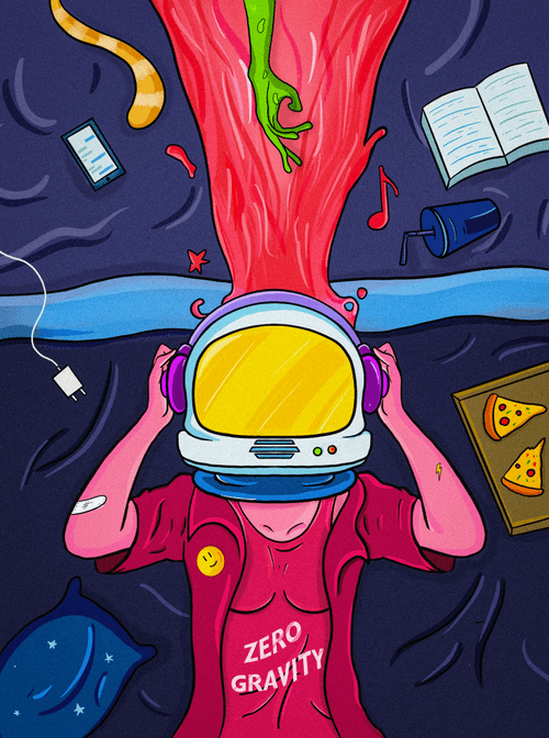 Life in space_Digital arts