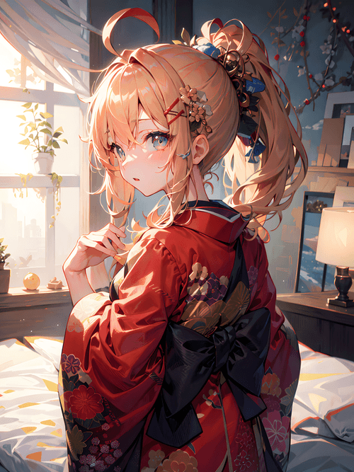 Red Kimono