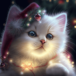 Christmas cute animals collection image