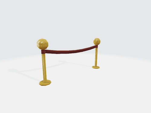 3D Barrier/Stanchion 