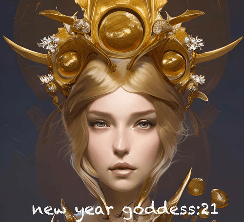 New Year goddeess#021