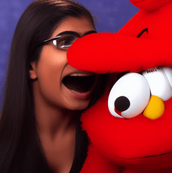 Mia Khalifa Meets Elmo collection image