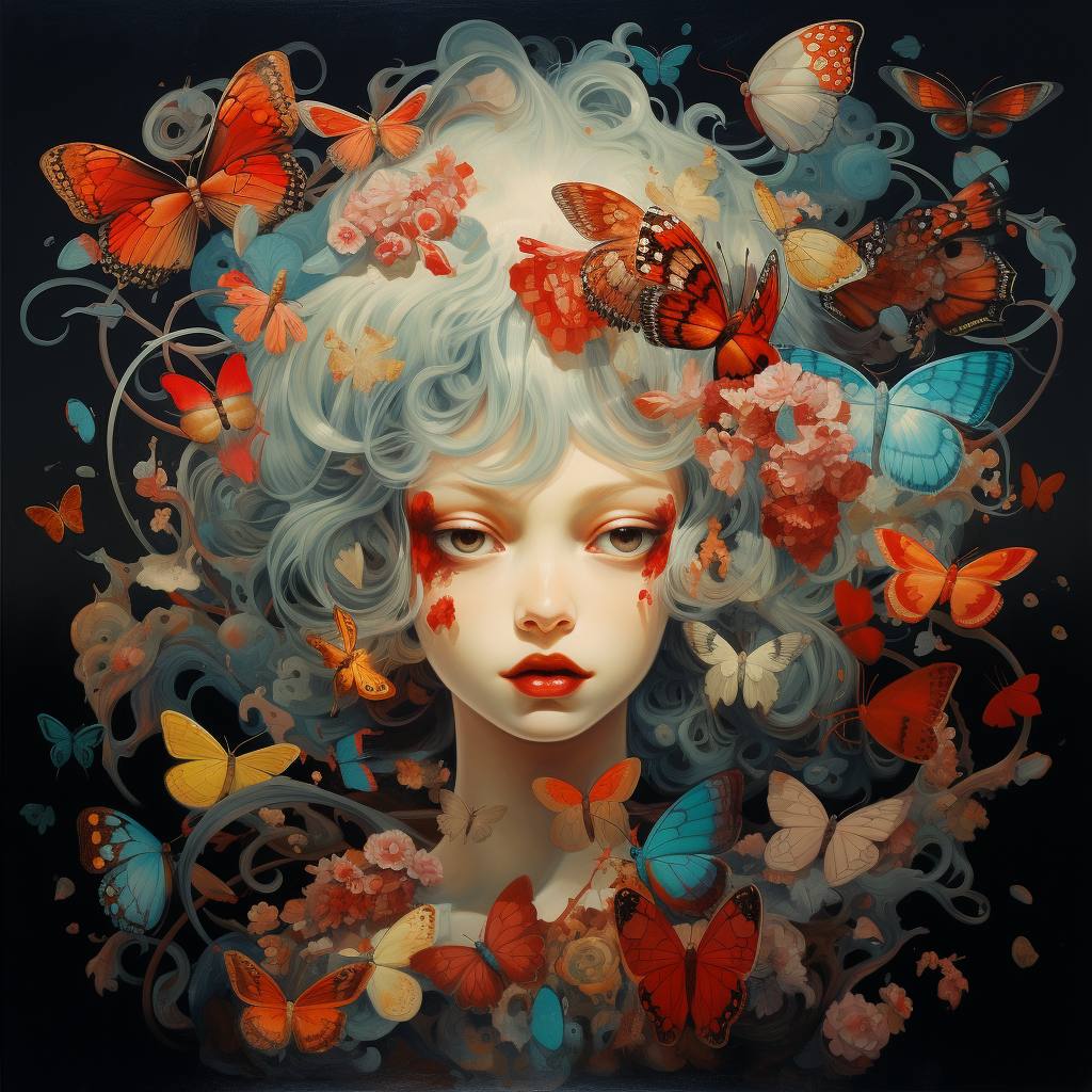 butterfly queen - fantasy aestetic | OpenSea