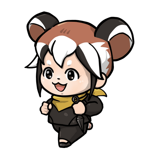 ゲームキャラ風Leelee-Red panda #03489擬人化