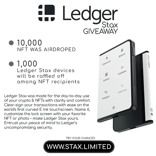 Ledger Stax: Giveaway