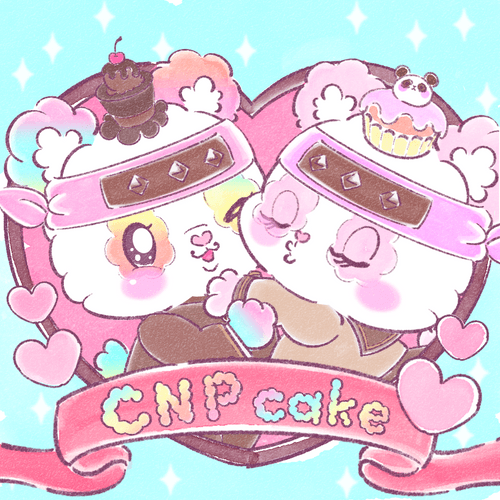 CNPcake #00542 Valentine-Leelee Rainbow x Leelee Pink