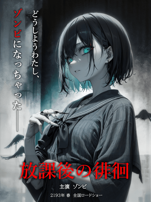 Fictitious zombie movie poster #001